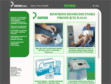 Tablet Screenshot of bioprod.si